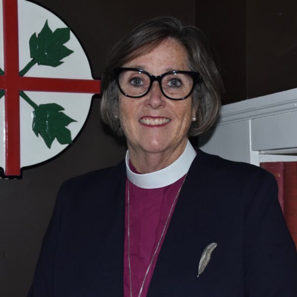 Acting Primate and welcoming Bishop Michael Oulton