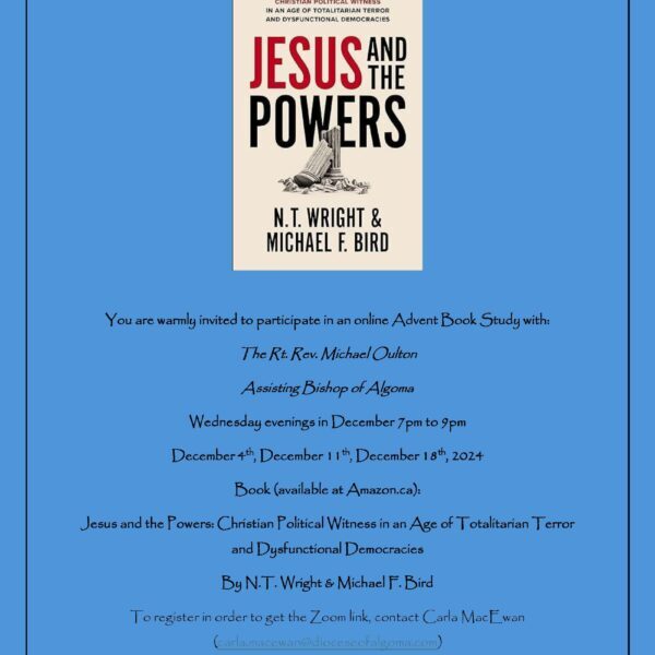 Bishop Michael Oulton’s Advent Study