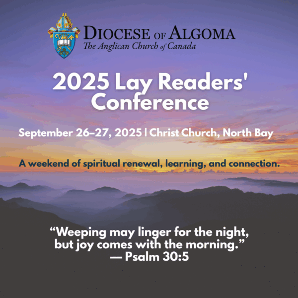 A Vital Gathering for Algoma’s Lay Readers