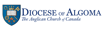 2025 Diocese of Algoma Crest (blue letters)